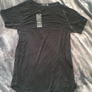 Black Tshirt dress US size 2 -BOOHOO brand new